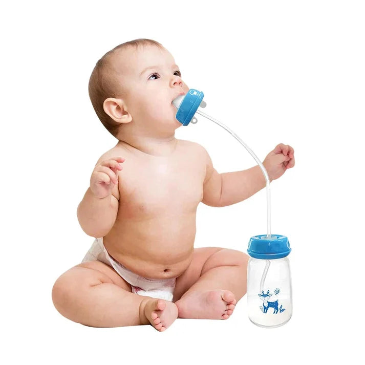250ml Hands Free Baby Feeding Bottle | Self Feeding Milk Bottle for Babies & Toddlers