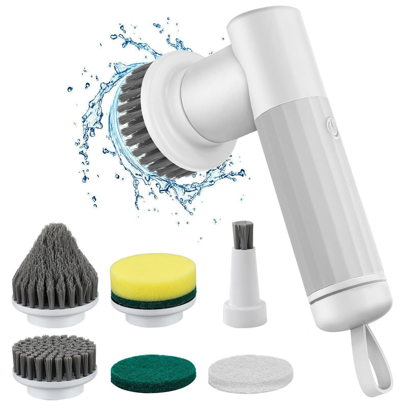 4-in-1 Electric Spin Scrubber – Multi-Purpose Cleaning Brush